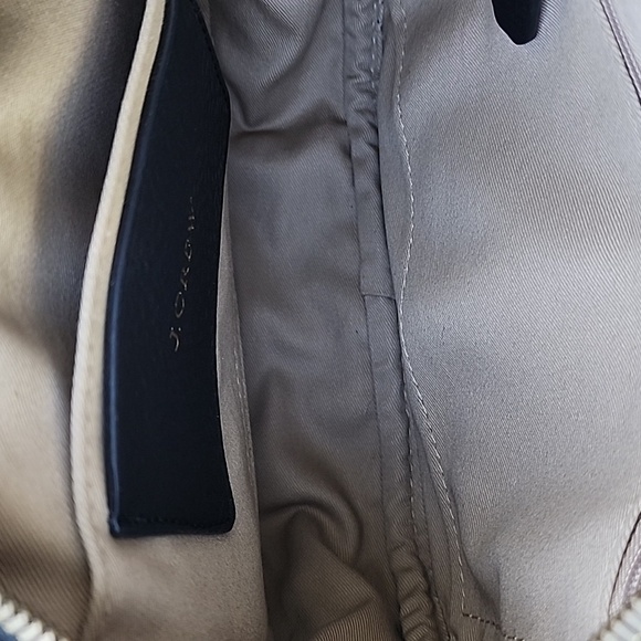 J. Crew Black circle bag in Italian leather with initials with Lock and keys - Picture 13 of 15